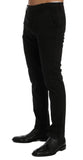 Pantaloni in cotone stretch nero aderente Costume National - IT52-XL