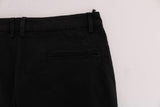 Pantaloni in cotone stretch nero aderente Costume National - IT52-XL