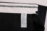 Pantaloni stretch in lana a righe blu Dolce & Gabbana - IT54-XXL