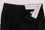 Pantaloni formali vestibilità elasticizzata lana blu Dolce&Gabbana-IT52-XL