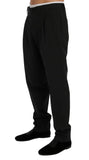 Pantaloni Formali in Cotone Rayon Dolce & Gabbana Nero - Taglia IT50-L