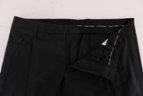 Pantaloni formali cotone a righe blu Dolce&Gabbana-IT52-XL