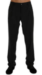 Pantaloni formali stretch in lana a righe grigie Dolce&Gabbana-IT50-L