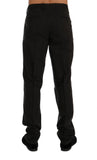 Pantaloni formali cotone a righe marrone Dolce&Gabbana-IT56-XXL- I7056M