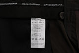 Pantaloni formali cotone a righe marrone Dolce&Gabbana-IT56-XXL- I7056M