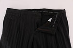 Pantaloni formali cotone a righe marrone Dolce&Gabbana-IT54-XL