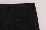 Pantaloni formali cotone a righe marrone Dolce&Gabbana-IT54-XL