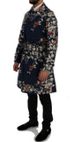 Trench in cotone blu Uccello Dolce & Gabbana - Taglia IT44-XS