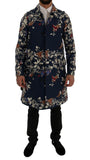 Trench in cotone blu Uccello Dolce & Gabbana - Taglia IT44-XS