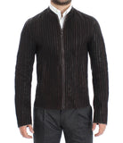 Biker Cappotto in pelle marrone Dolce & Gabbana - Taglia IT46-S