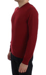 Pullover girocollo in cashmere rosso Dolce & Gabbana - IT50-L