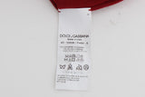 Pullover girocollo in cashmere rosso Dolce & Gabbana - IT50-L