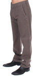 Pantaloni casual regular fit in cotone marrone GF - Taglia IT48-M