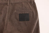 Pantaloni casual regular fit in cotone marrone GF - Taglia IT48-M