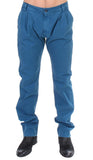 Pantaloni chino dritto in cotone blu GF Ferre - Taglia IT48-M