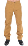 Pantaloni chino dritto in cotone giallo GF Ferre - Taglia IT50-L