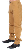 Pantaloni chino dritto in cotone giallo GF Ferre - Taglia IT50-L