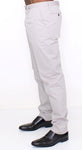 Pantaloni chino slim fit in cotone grigio Dolce & Gabbana - IT54-XXL