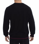 Versace Jeans Maglione girocollo in lana nera - Taglia IT44-XS