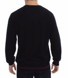 Versace Jeans Maglione girocollo in lana nera - Taglia IT44-XS