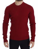 Pullover Dolce&Gabbana in maglia di lana a maglia rossa-IT44-XS