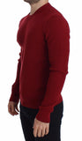 Pullover Dolce&Gabbana in maglia di lana a maglia rossa-IT44-XS