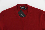 Pullover Dolce&Gabbana in maglia di lana a maglia rossa-IT44-XS