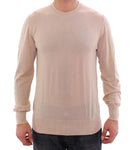 Pullover maglione girocollo Dolce & Gabbana Beige in cashmere-IT44-XS