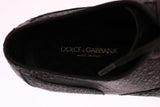 Scarpe derby in pelle marrone e pelle Dolce & Gabbana - EU44-US11