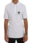 T-Shirt in cotone stretch bianco di Frankie Morello - Taglia S