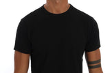 T-Shirt Girocollo in cotone nero di Alessandra Daniele - Taglia M