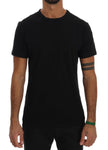 T-Shirt Girocollo in cotone nero di Alessandra Daniele - Taglia M