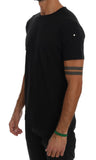 T-Shirt Girocollo in cotone nero di Alessandra Daniele - Taglia M