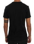 T-Shirt Girocollo in cotone nero di Alessandra Daniele - Taglia M