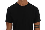 T-Shirt Girocollo in cotone nero di Alessandra Daniele - Taglia M