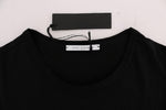 T-Shirt Girocollo in cotone nero di Alessandra Daniele - Taglia M