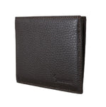 Portafoglio Bifold in pelle marrone miliardario italiano