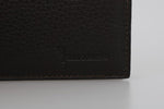 Portafoglio Bifold in pelle marrone miliardario italiano