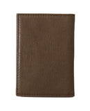 Portafoglio Bifold in pelle marrone miliardario italiano