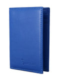 Portafoglio Bifold in pelle blu miliardario italiano