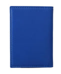 Portafoglio Bifold in pelle blu miliardario italiano