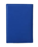 Portafoglio Bifold in pelle blu miliardario italiano