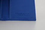 Portafoglio Bifold in pelle blu miliardario italiano