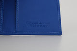 Portafoglio Bifold in pelle blu miliardario italiano