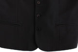 Gilet casual in misto lana nazionale nero - Taglia IT50-ML