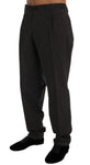 Pantaloni in cotone a righe marroni Dolce & Gabbana - Taglia IT54-XL