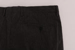 Pantaloni in cotone a righe marroni Dolce & Gabbana - Taglia IT54-XL