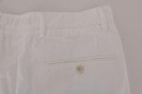 Pantaloncini in jersey di cotone bianco Dolce & Gabbana - IT44-XS