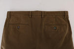 Shorts Dolce & Gabbana cotone marrone sopra le ginocchia - IT44-XS