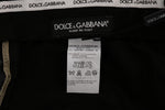 Pantaloni a righe gialle di cotone grigio Dolce & Gabbana - IT54-XL